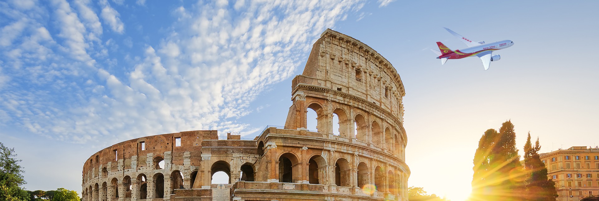 Nonstop from China to Rome