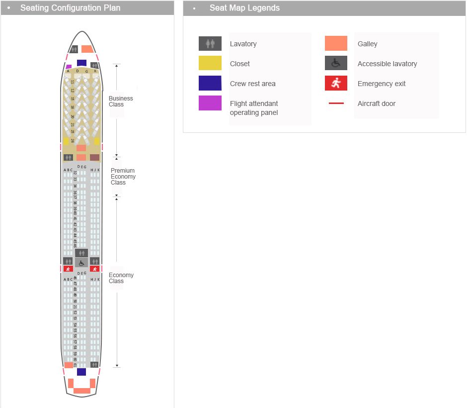 Boeing 787 Seating Chart